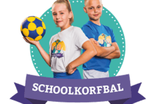 Foto bij Schoolkorfbal 2024