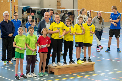 Foto bij Badmintontoernooi 2024